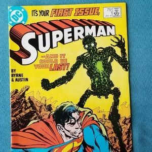 Superman #1 (1987) 9.4 NM DC Key Issue Copper Age Comic Book John Byrne Mint